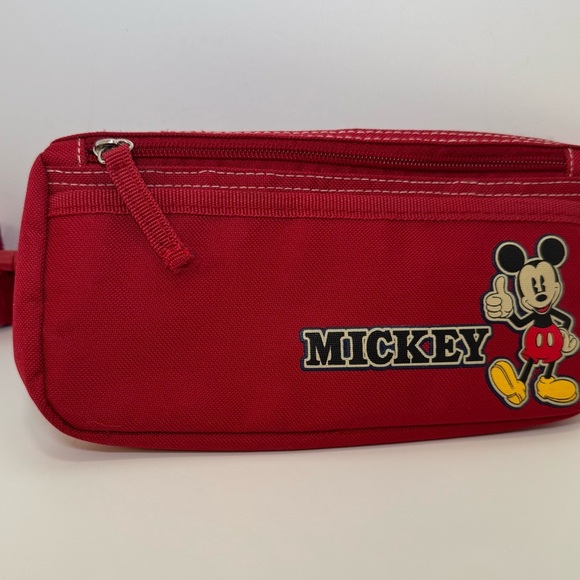 Old school Mickey Mouse Red unisex belt bag - Picture 2 of 9